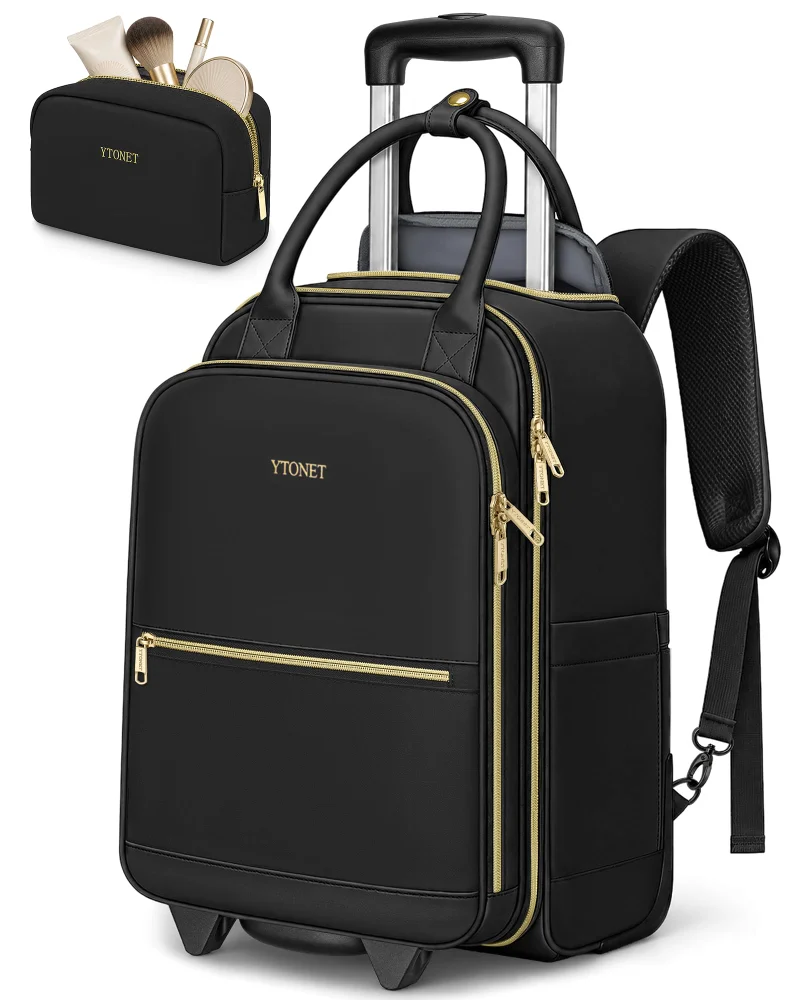 YTONET 15.6-inch Rolling Backpack